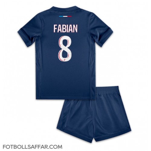 Paris Saint-Germain Fabian Ruiz #8 Hemmadräkt Barn 2024-25 Kortärmad (+ Korta byxor)